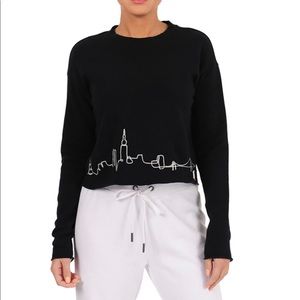 Butter NYC embroidered pullover sweatshirt